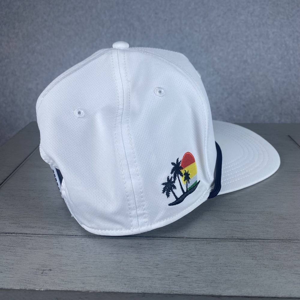 Ahead Arnold Palmer Invitational Hat Mens Snapback White Rope Golf Cap - Picture 3 of 11